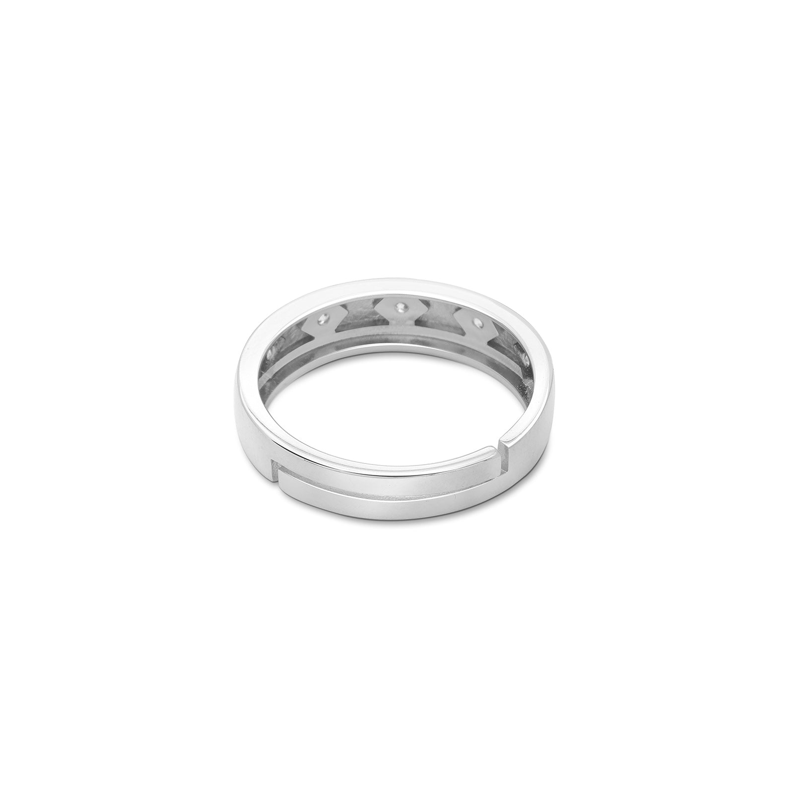 Uncategorized - Couple Rings – Silver Band for Everlasting Love