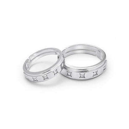 Uncategorized - Couple Rings Silver – Classic Love Bands