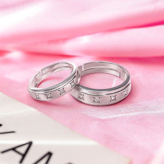 Uncategorized - Couple Rings Silver – Classic Love Bands