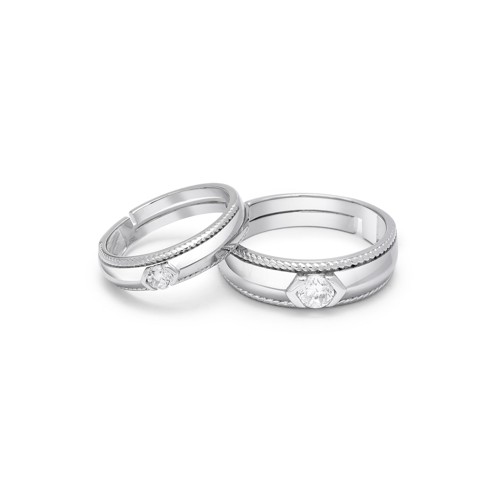 Silver Rings - Engagement Rings for Couples – Love Forever