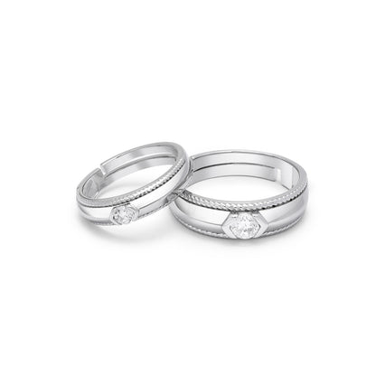 Silver Rings - Engagement Rings for Couples – Love Forever