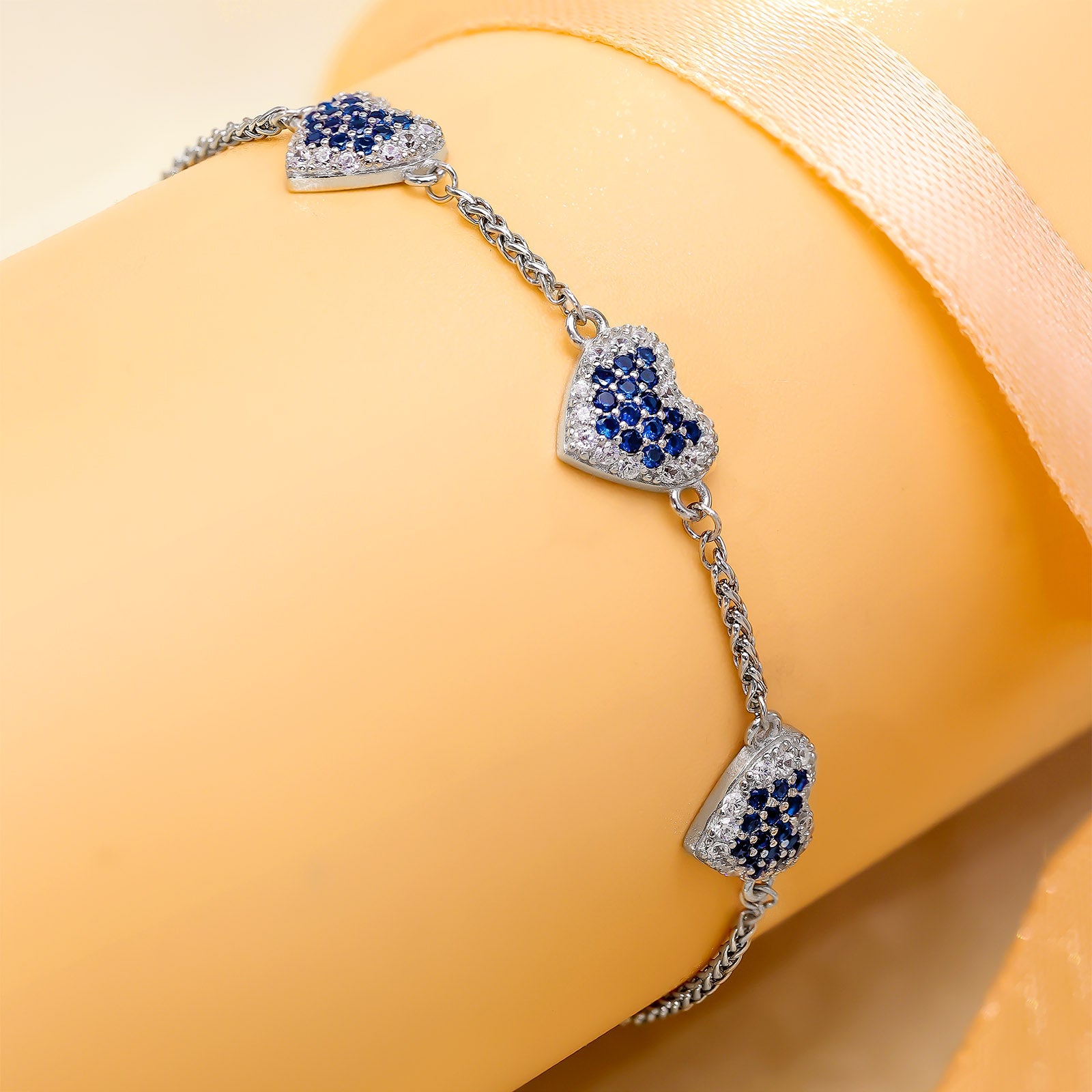 Uncategorized - Heart Bracelets – Romantic Touch in Silver