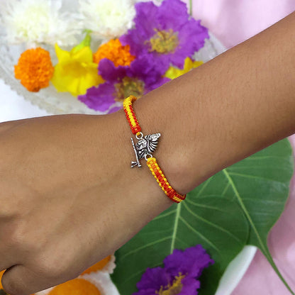 Original Silver Rakhi - Presence of Krishna With Never-ending Music - Tweov Jewels