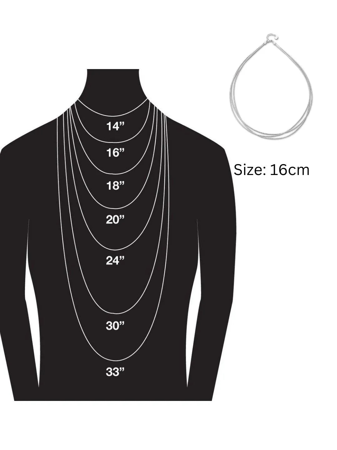 Neck Pieces - Pure 925 Silver Chain &#8211; Triple Power Link