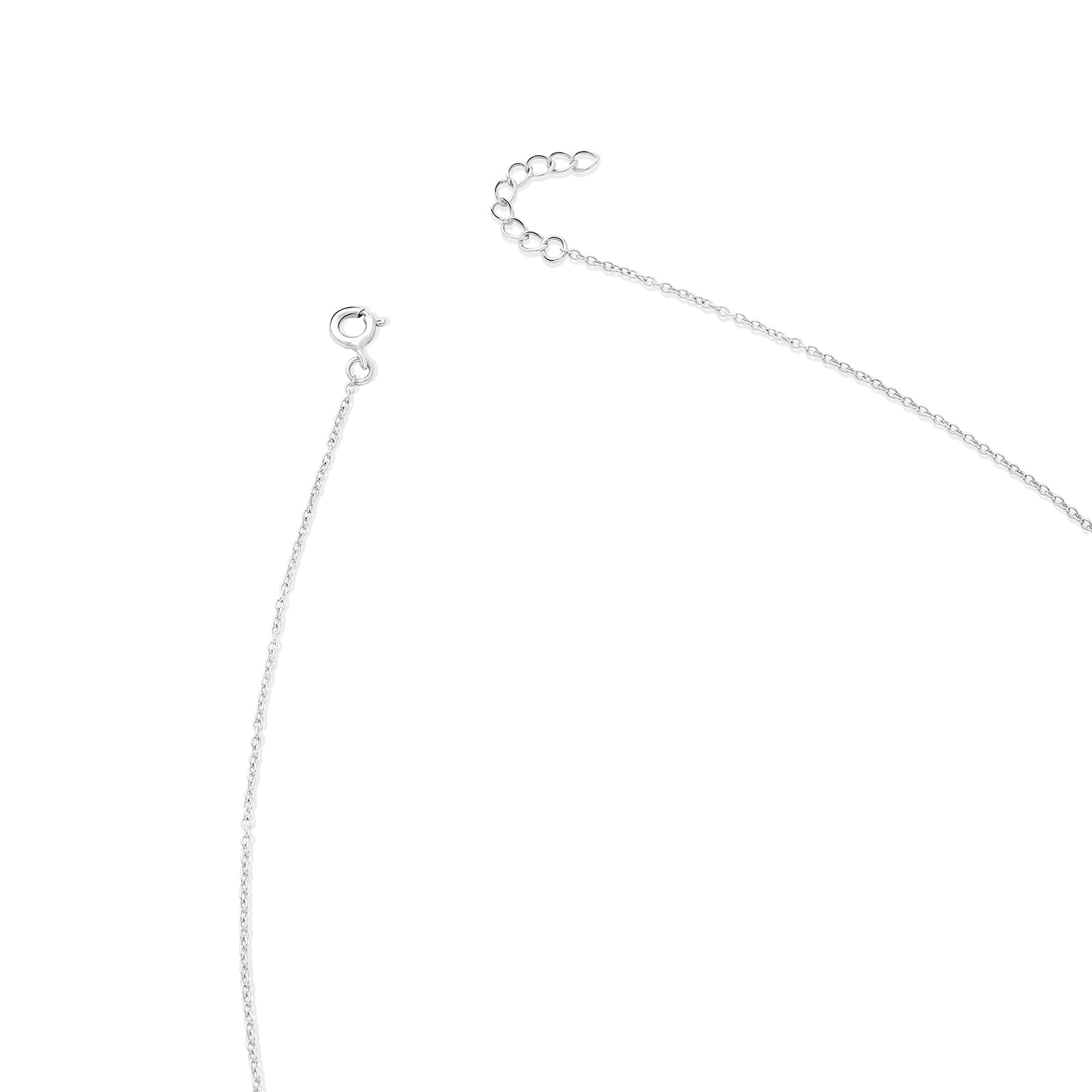Silver Necklaces - Pure 925 Silver Necklace &#8211; Amethyst Leaf Pendant