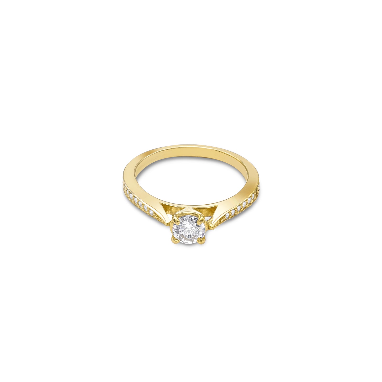 858 - Pure 925 Silver plated Ring &#8211; An Array of Tiny Gemstones