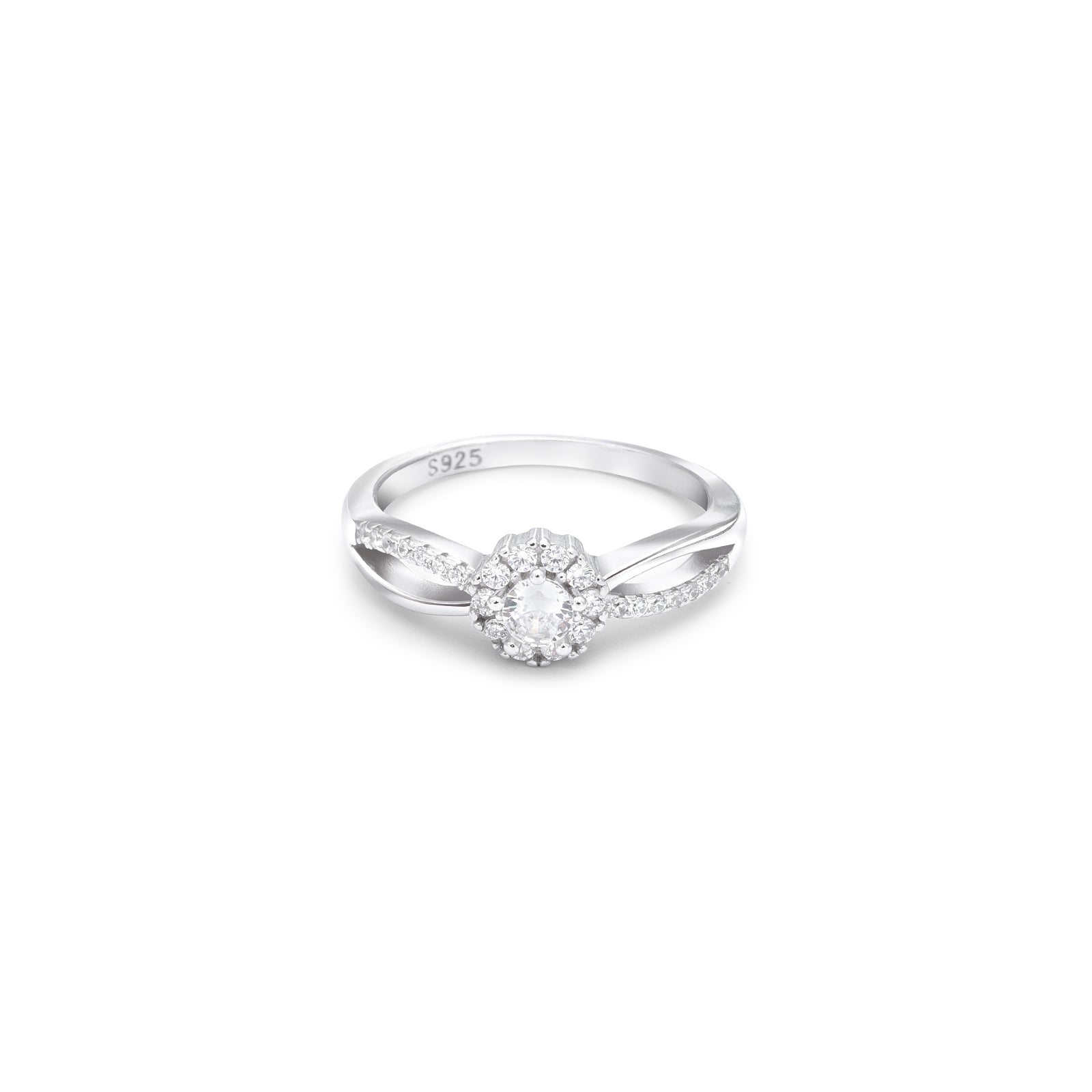 Uncategorized - Pure 925 Silver Ring &#8211; Silver Split Shank Ring
