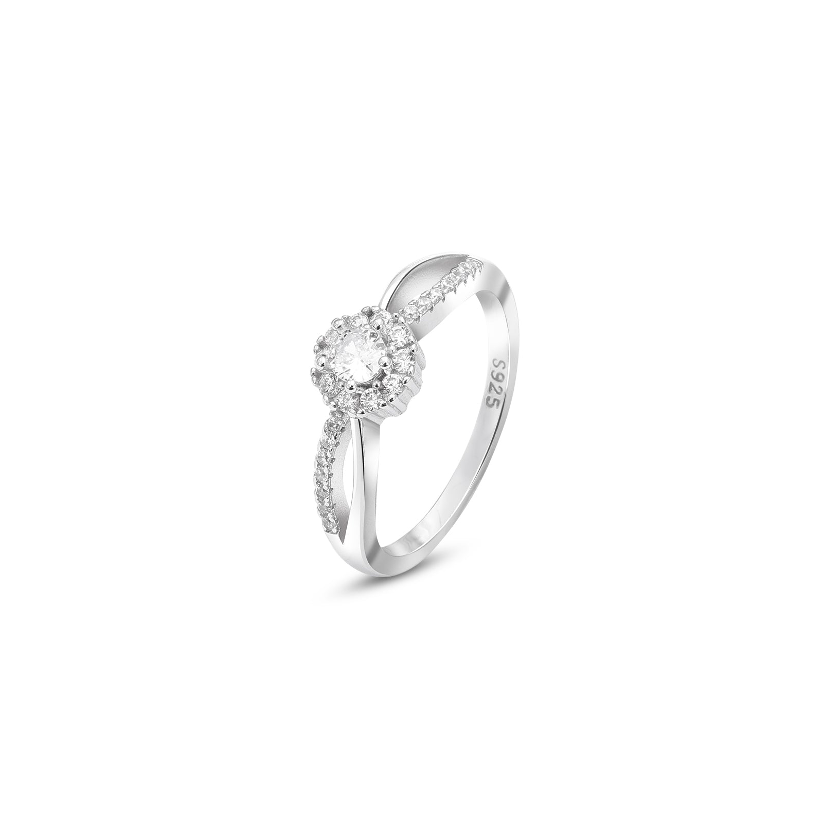 Uncategorized - Pure 925 Silver Ring &#8211; Silver Split Shank Ring
