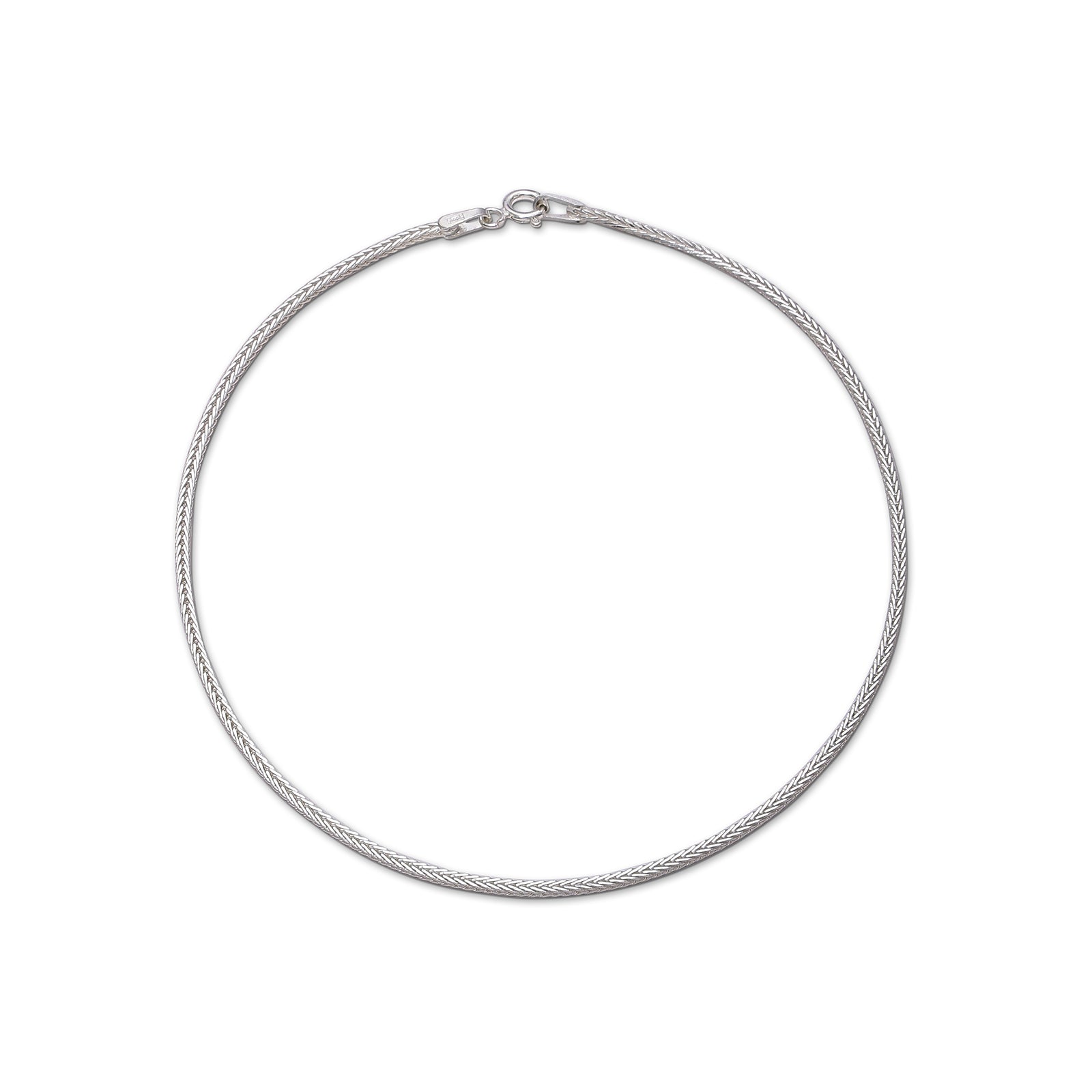 925 plain silver anklets - Pure Silver Anklet &#8211; Serpent&#8217;s Grace Ankle Fitting