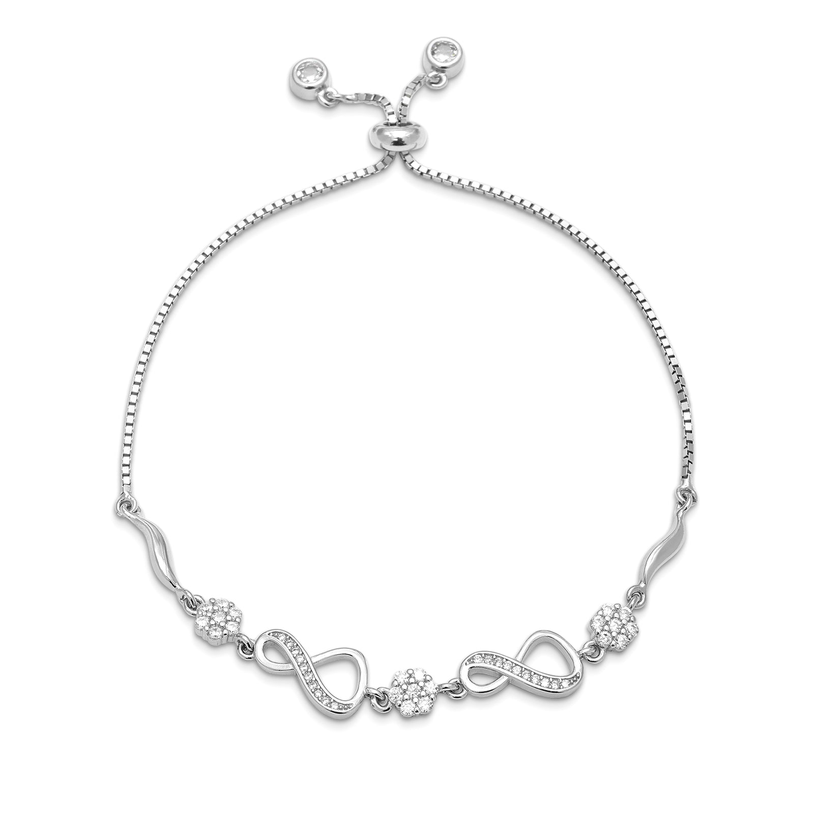 Uncategorized - Pure Silver Bracelet &#8211; Eternal Charm Infinity Silver Bracelet