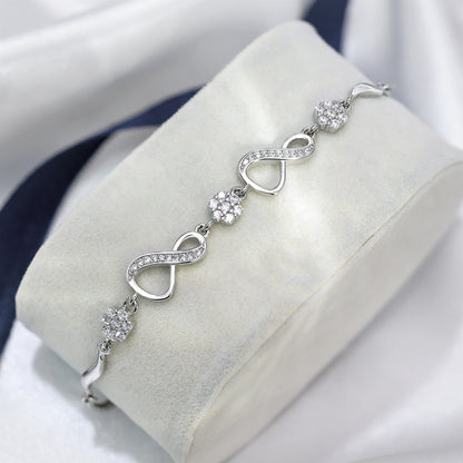 Uncategorized - Pure Silver Bracelet &#8211; Eternal Charm Infinity Silver Bracelet