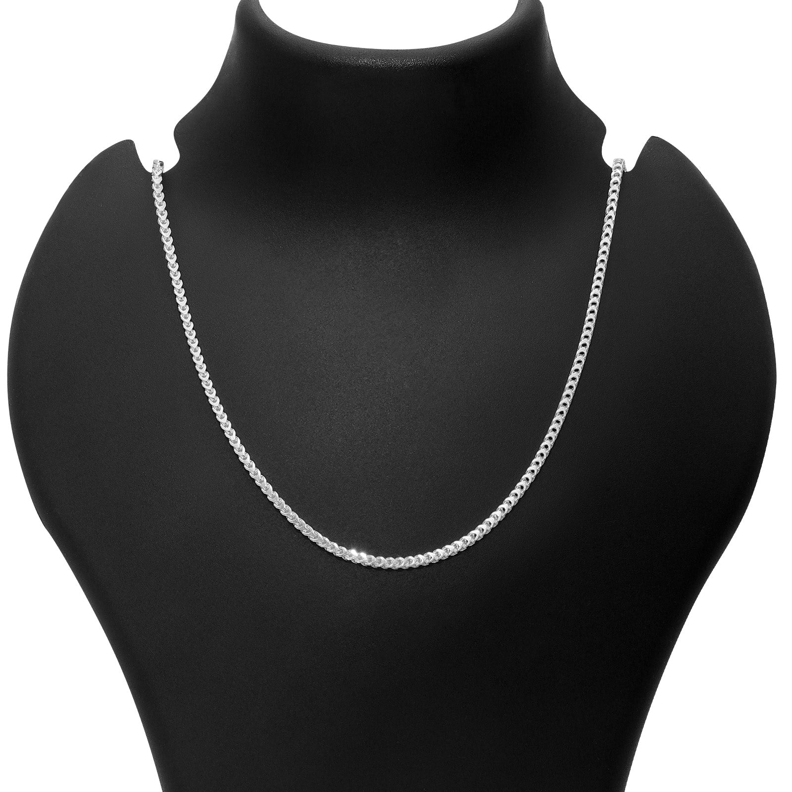 Silver Chains - Pure Silver Chain &#8211; Durable Franco Chain for Men