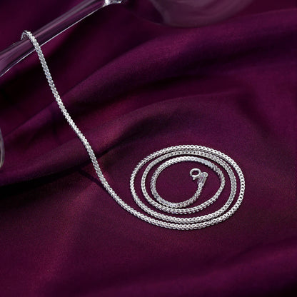 Silver Chains - Pure Silver Chain &#8211; Durable Franco Chain for Men
