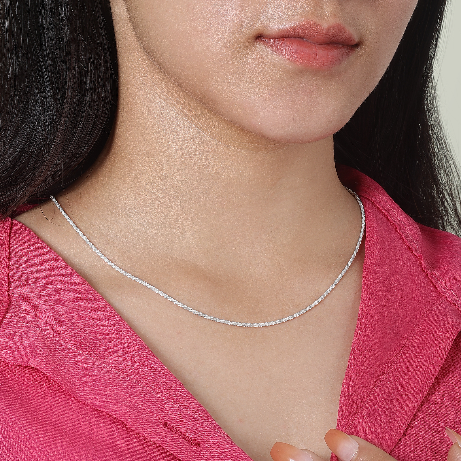 Silver Chains - Pure Silver Chain For Women &#8211; Luminous Silver Gleam