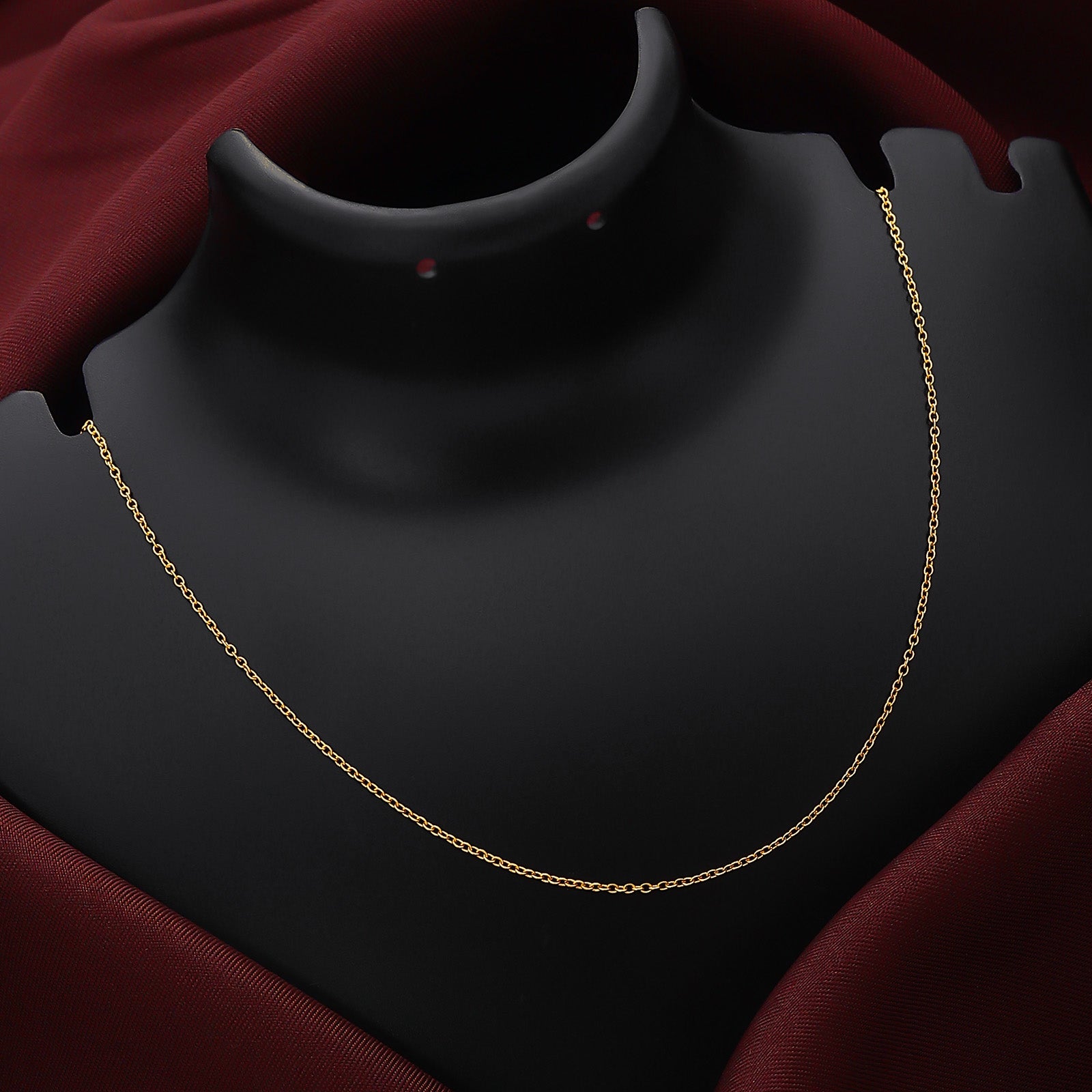 Uncategorized - Pure Silver Chain &#8211; Golden Anchor Link Chain