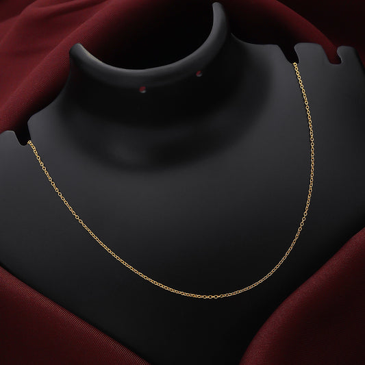 Uncategorized - Pure Silver Chain &#8211; Golden Anchor Link Chain