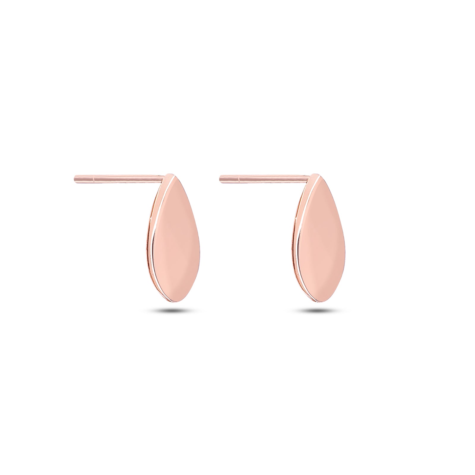Uncategorized - Pure Silver Earrings &#8211; Blush Glow Rose Gold Stud Earrings