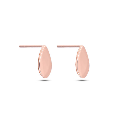 Uncategorized - Pure Silver Earrings &#8211; Blush Glow Rose Gold Stud Earrings