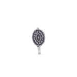 Pure Silver Nose Ring - Celestial Twirl with Eternal Beauty