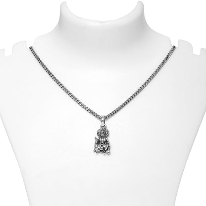 107 - Pure Silver Pendant &#8211; Panchmukhi Hanuman Jii
