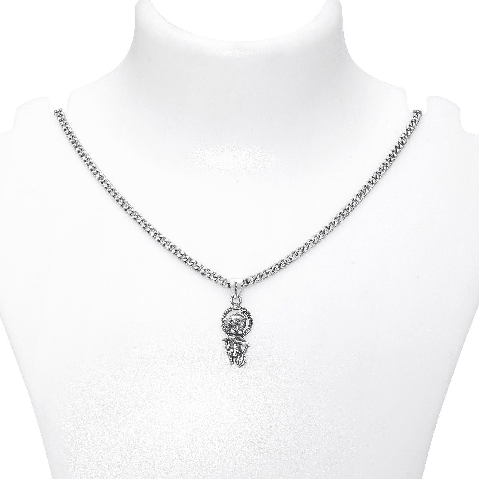 Spiritual Pendant - Pure Silver Pendant &#8211; Bal Hanuman&#8217;s Strength Charm
