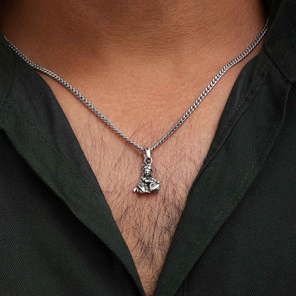 200 - Pure Silver Pendant &#8211; Little Krishna&#8217;s Butter Charm