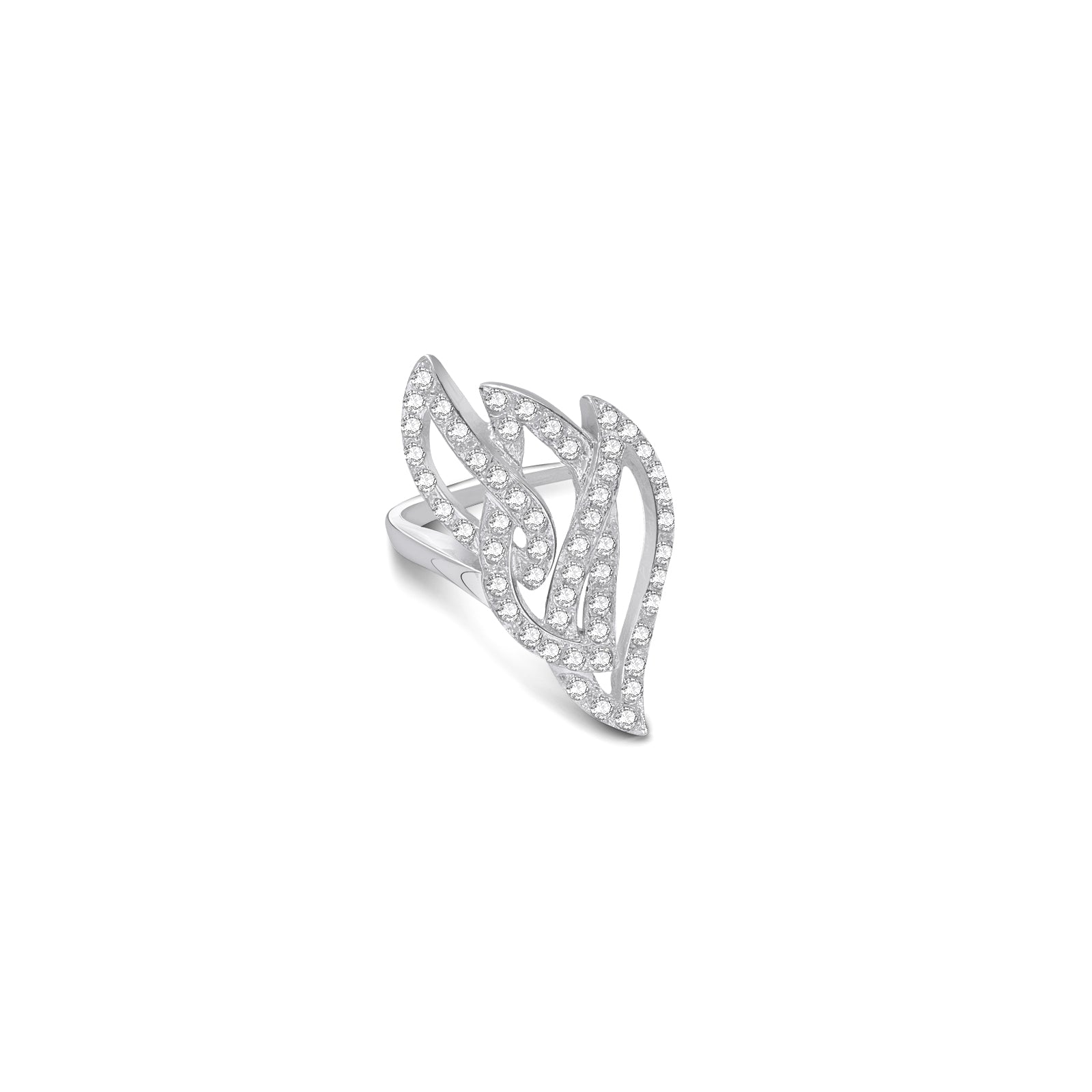 925 silver ring - Pure Silver Ring &#8211; Blazing Brilliance with CZ Filling