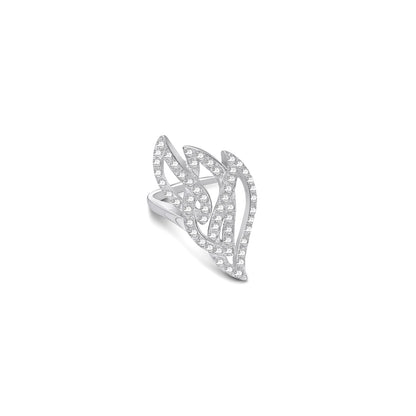 925 silver ring - Pure Silver Ring &#8211; Blazing Brilliance with CZ Filling