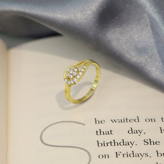 Proposal Ring - Pure Silver Ring &#8211; Made With Luxurious CZ Hook Model