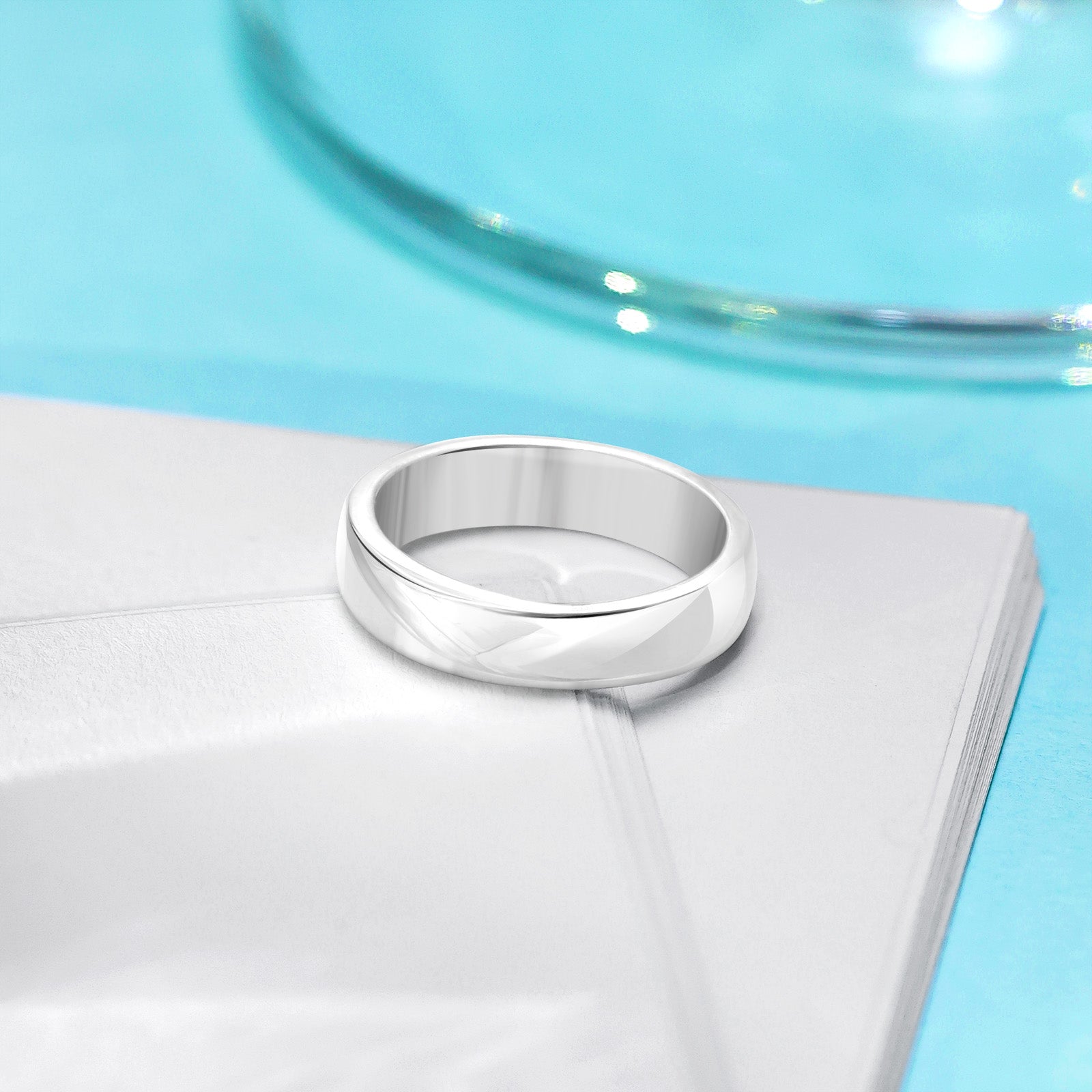 Uncategorized - Pure Silver Ring &#8211; Minimalist Thick Silver Band Ring