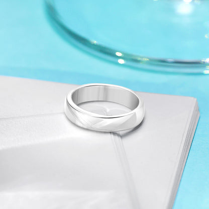 Uncategorized - Pure Silver Ring &#8211; Minimalist Thick Silver Band Ring
