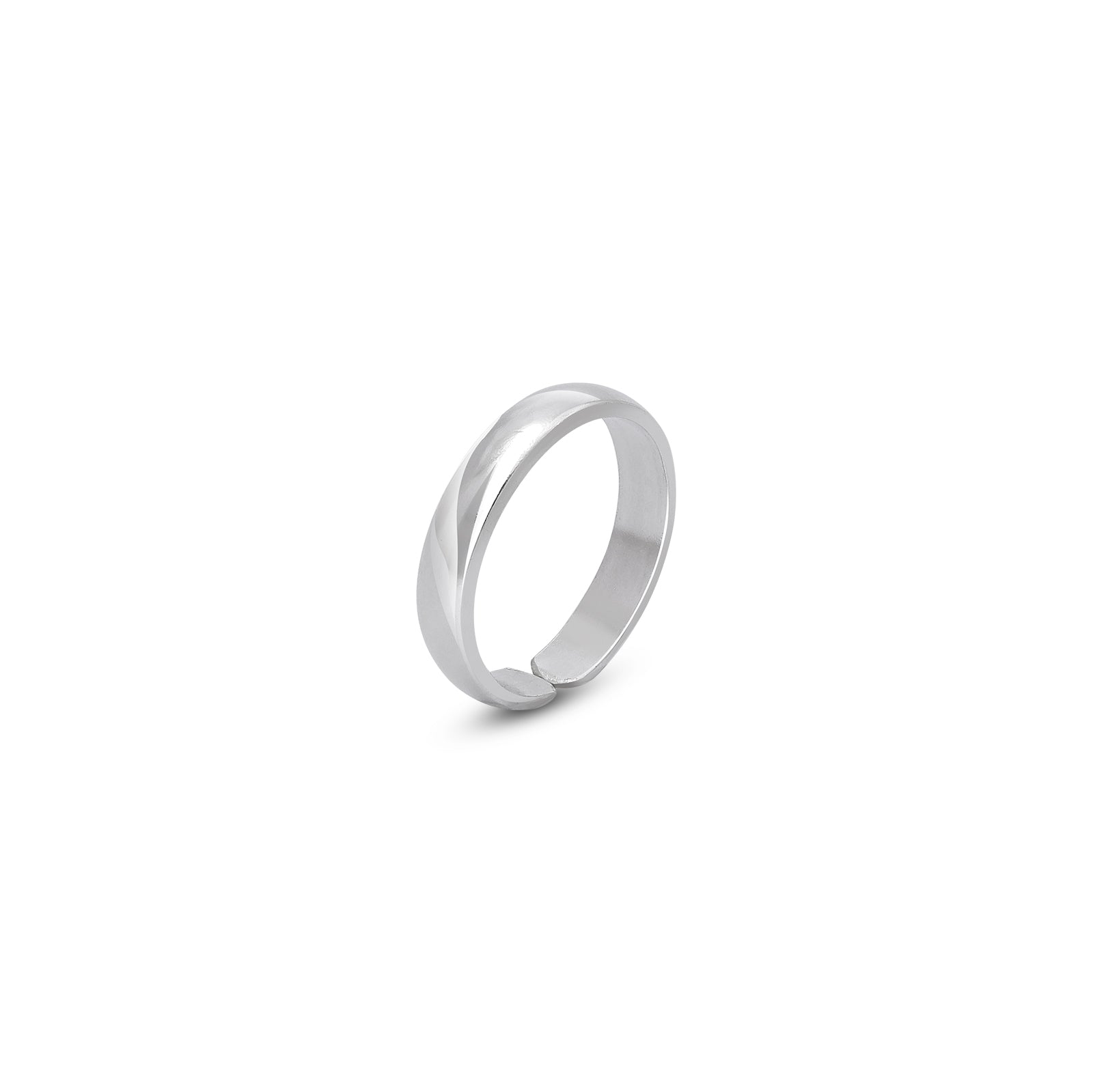 Uncategorized - Pure Silver Toe Ring &#8211; Elegance Unbound In Sleek Design
