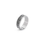 Pure Silver Toe Ring - Eternal Zig Zag Waves