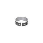 Pure Silver Toe Ring - Leaf Whisper With Die-Casting