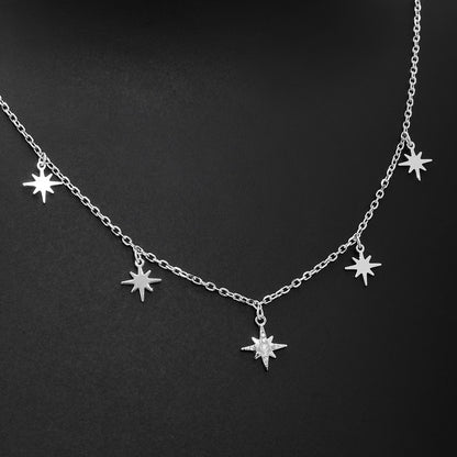 Silver Necklaces - Star Necklace Silver &#8211; Celestial Shine