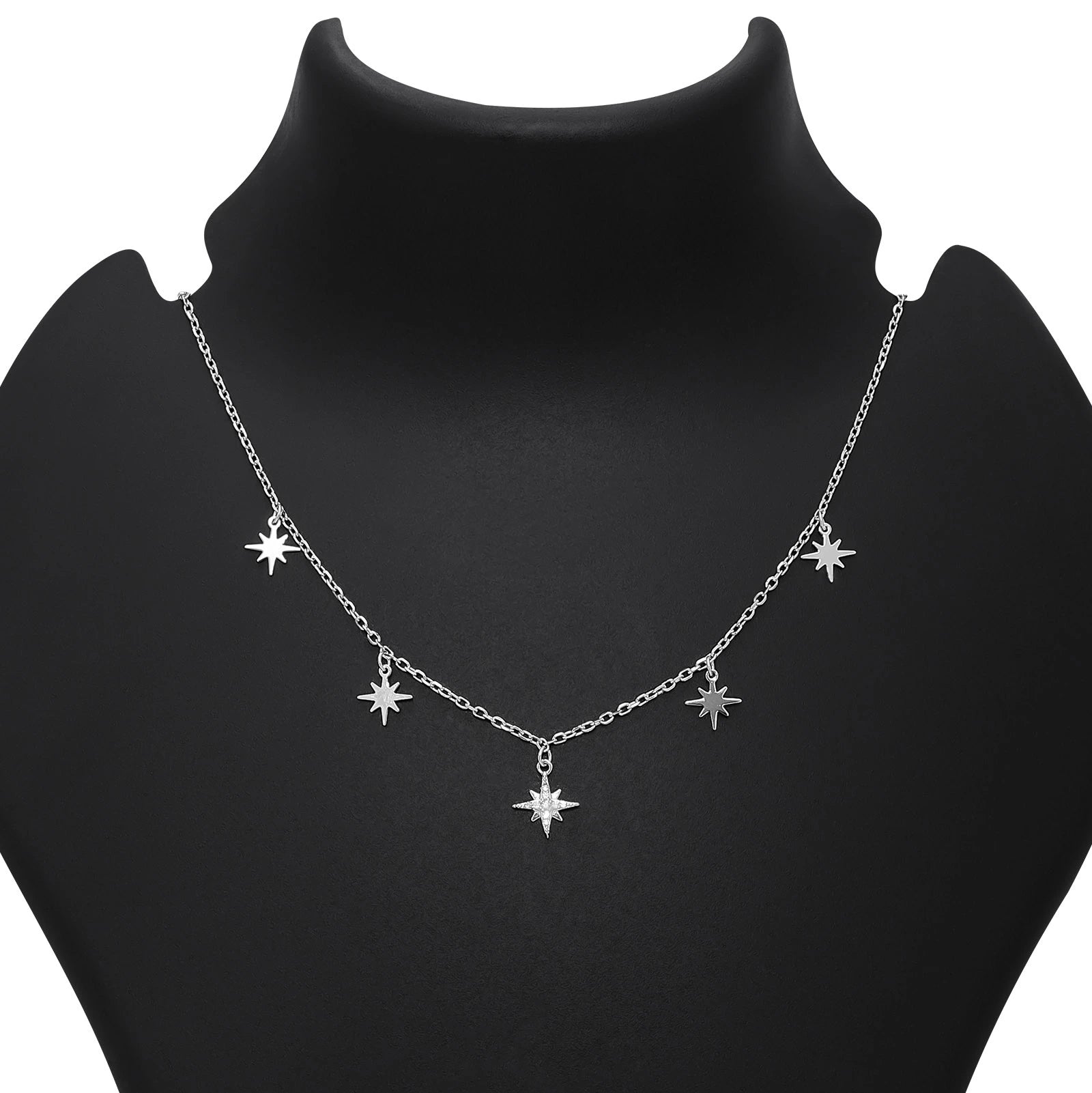 Silver Necklaces - Star Necklace Silver &#8211; Celestial Shine