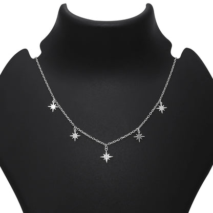 Silver Necklaces - Star Necklace Silver &#8211; Celestial Shine
