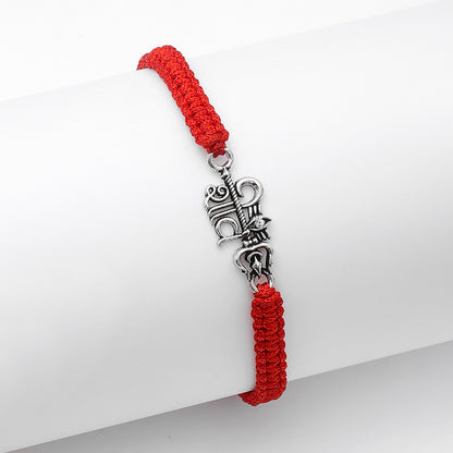 Tripund Shiv Silver Rakhi - Tweov Jewels