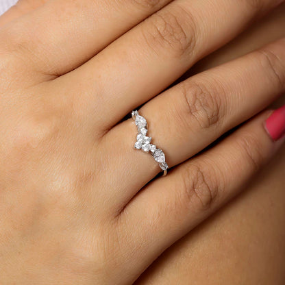 Silver Floral Ring for Women - Tweov Jewels