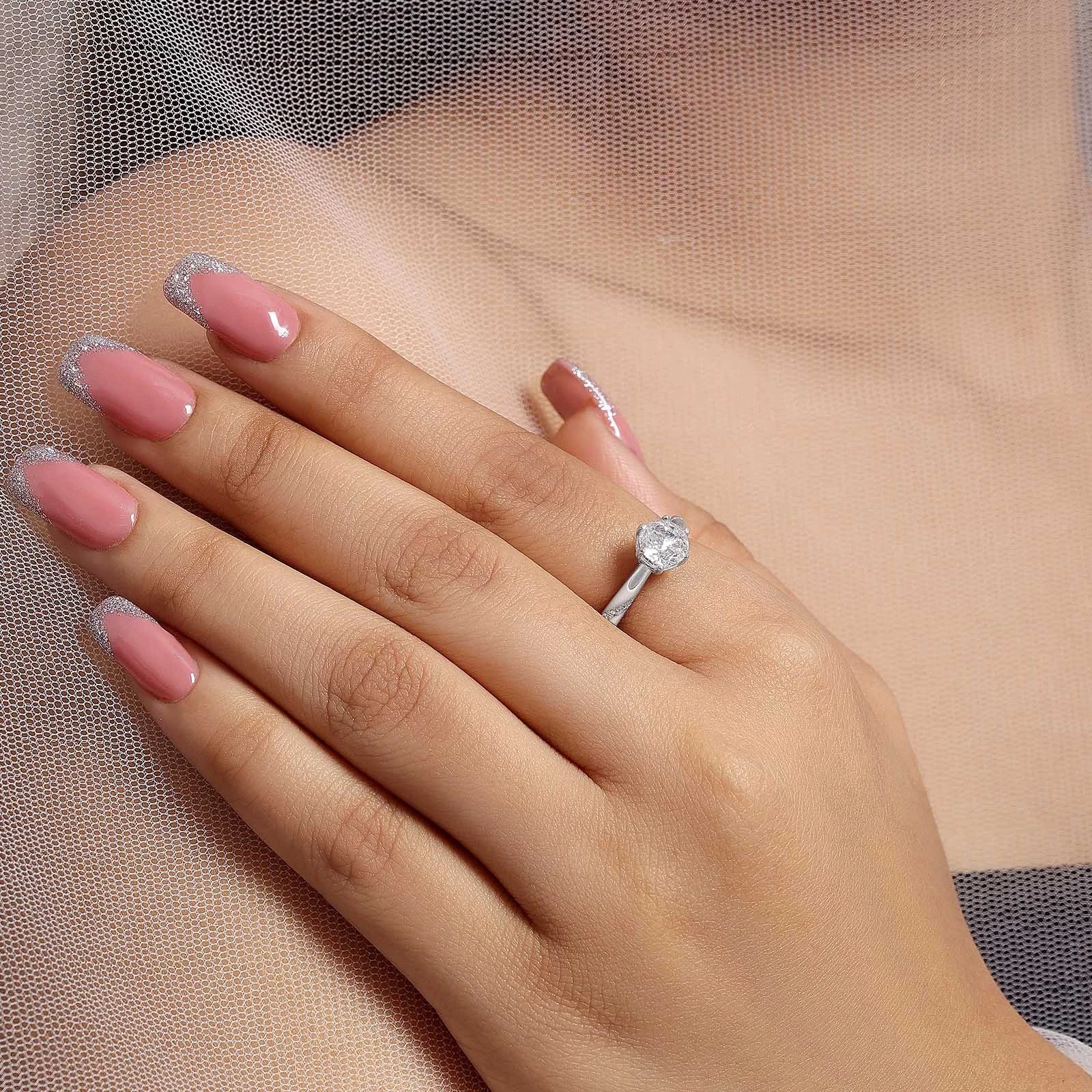Silver Rings - White Stone Ring &#8211; A Symbol of Purity